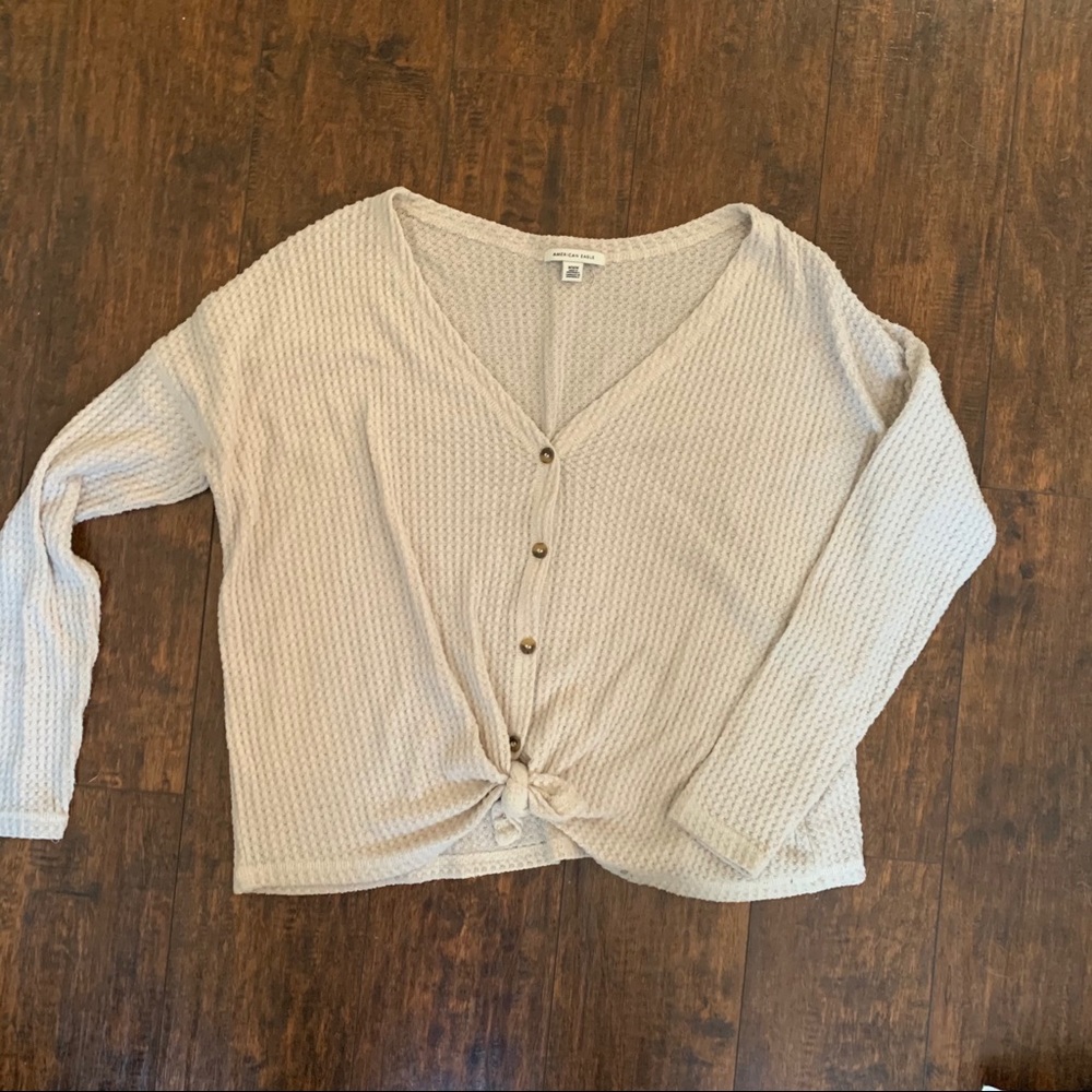 Waffle knit shirt!!